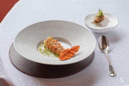 Georges Blanc · Hotels Restaurants Ain · Vonnas, plat